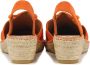 VIGUERA Espadrilles Dames Damesschoenen Suède Blokhak Hoogte 1825 sue Oranje - Thumbnail 6