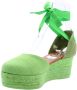 Viguera Peep Toe Peep Heel Green Dames - Thumbnail 4