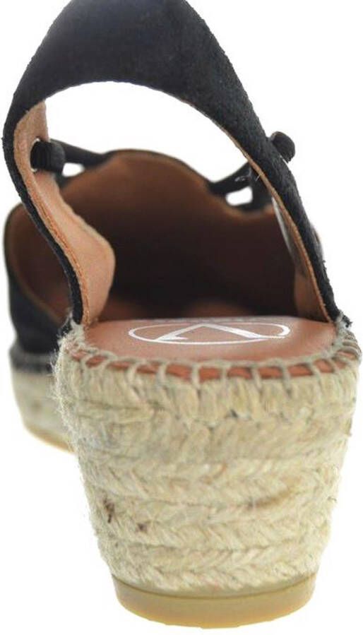 VIGUERA Vitelo Black 1825 Dames Espadrilles Zwart