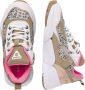 VINGINO Beau chunky leren sneakers met panterprint beige roze Leer 31 - Thumbnail 7