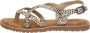 VINGINO Coco leren sandalen met dierenprint wit zwart Meisjes Leer Dierenprint 32 - Thumbnail 14