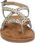 VINGINO Coco leren sandalen met dierenprint wit zwart Meisjes Leer Dierenprint 32 - Thumbnail 13