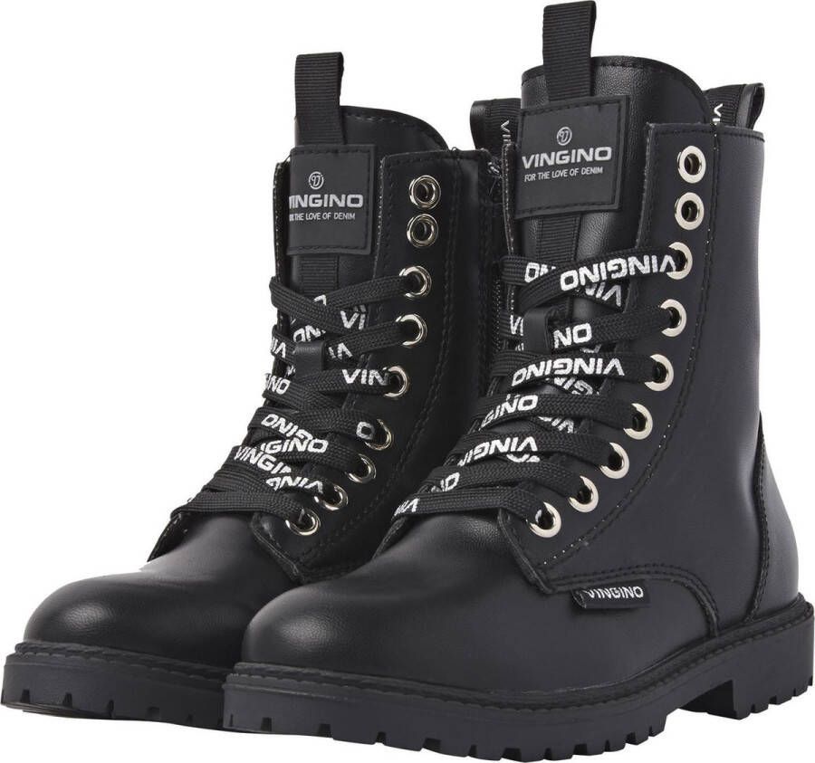 Vingino Eva high Veterboot Meisjes Black