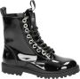 Vingino Eva High Veterboots Laarzen Met Veters Zwart - Thumbnail 14