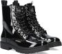 Vingino Eva High Veterboots Laarzen Met Veters Zwart - Thumbnail 9