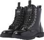 Vingino Eva High Veterboots Laarzen Met Veters Zwart - Thumbnail 11