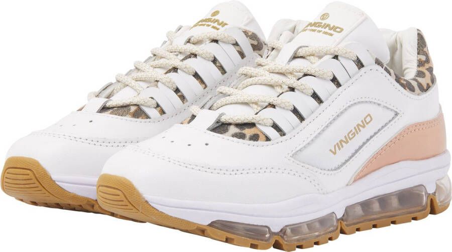 Vingino Fenna Ii Lage sneakers Leren Sneaker Meisjes Wit