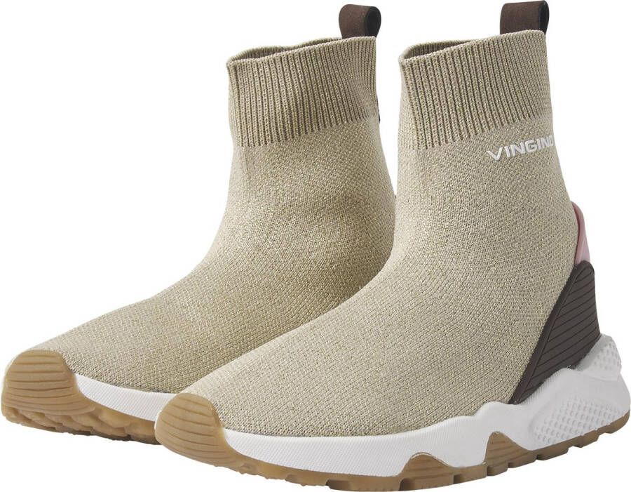 Vingino Gina Hoge sneakers Meisjes Beige