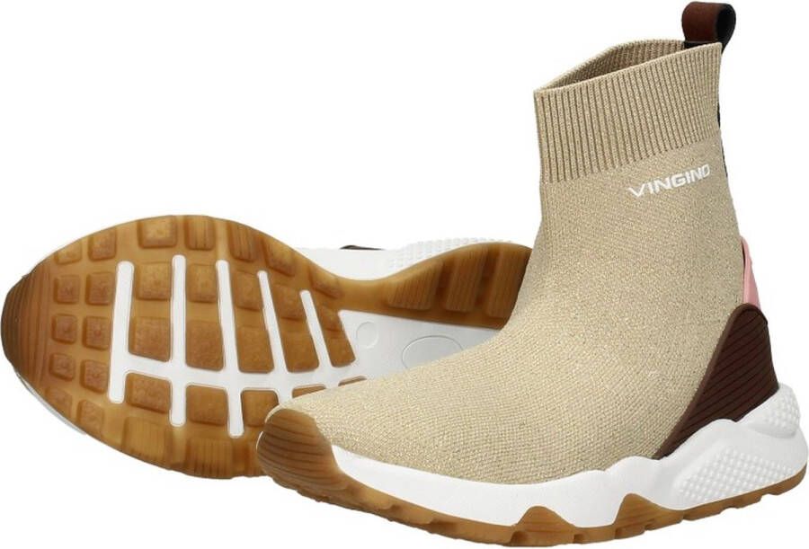 Vingino Gina Hoge sneakers Meisjes Beige