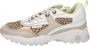 Vingino dy II leren sneakers met dierenprint beige multi - Thumbnail 7