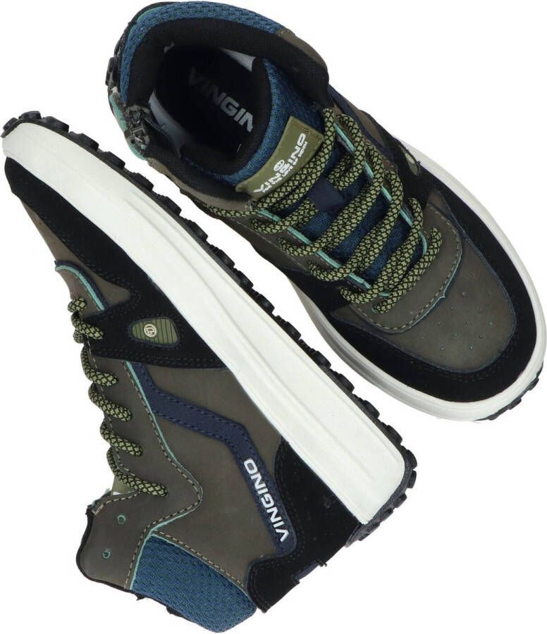 Vingino Max Mid Hoge sneakers Jongens Blauw