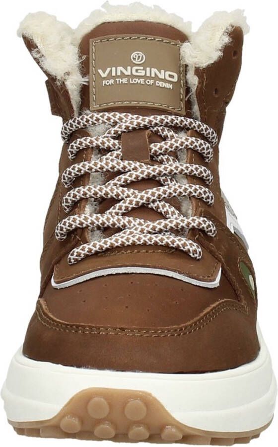 Vingino Max Mid sneakers cognac Leer Heren