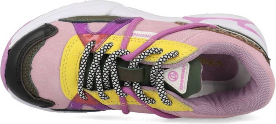 Vingino Odilia Lage sneakers Leren Sneaker Meisjes Roze