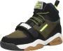 Vingino Raoul Mid Hoge sneakers Jongens Kids Groen - Thumbnail 6