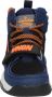 Vingino Raoul Mid leren sneakers donkerblauw - Thumbnail 5