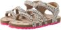 VINGINO Vikki leren sandalen wit zwart Leer Dierenprint 24 - Thumbnail 8