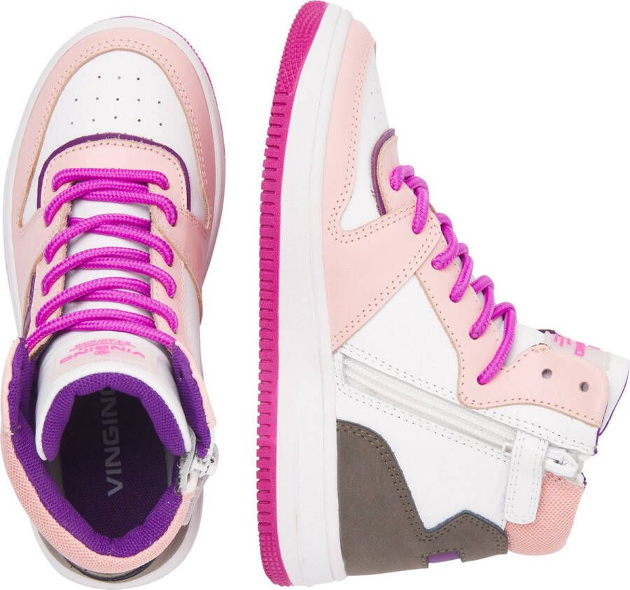 Vingino Senne mid Sneaker Meisjes Soft pink