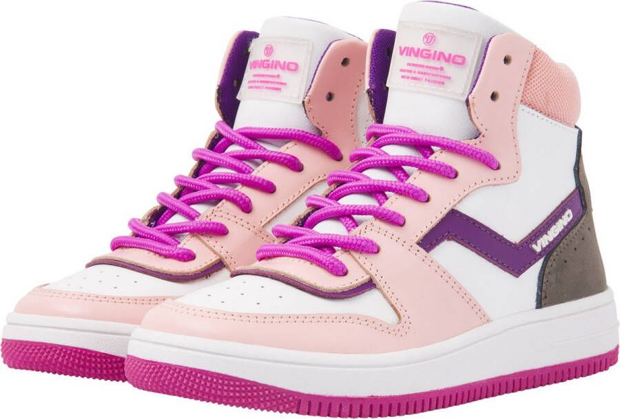 Vingino Senne mid Sneaker Meisjes Soft pink