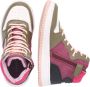 Vingino Senne Mid Hoge sneakers Leren Sneaker Kids Roze - Thumbnail 6