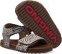 Vingino Tavi leren sandalen met dierenprint ecru - Thumbnail 6