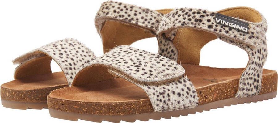 Vingino Tavi Sandalen beige Leer