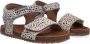 VINGINO Tavi leren sandalen met dierenprint wit zwart Leer Dierenprint 31 - Thumbnail 9