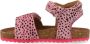 Vingino Tavi leren sandalen met dierenprint roze - Thumbnail 5