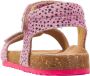 Vingino Tavi leren sandalen met dierenprint roze - Thumbnail 13