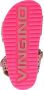 Vingino Tavi leren sandalen met dierenprint roze - Thumbnail 14