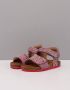 Vingino Tavi leren sandalen met dierenprint roze - Thumbnail 7