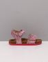 Vingino Tavi leren sandalen met dierenprint roze - Thumbnail 8