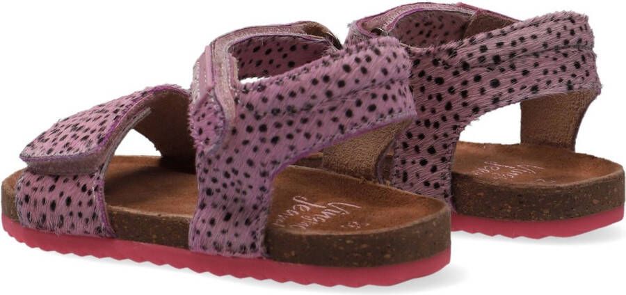 Vingino Tavi leren sandalen met dierenprint roze - Foto 11