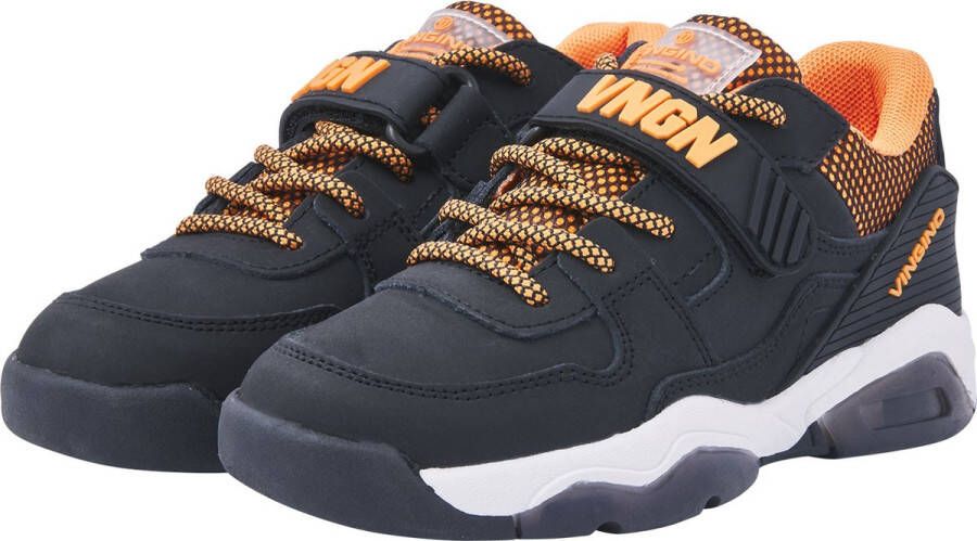 Vingino Vito low Sneaker Jongens Black