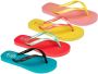 Waimea Teenslippers Junior Print Geel Roze - Thumbnail 2