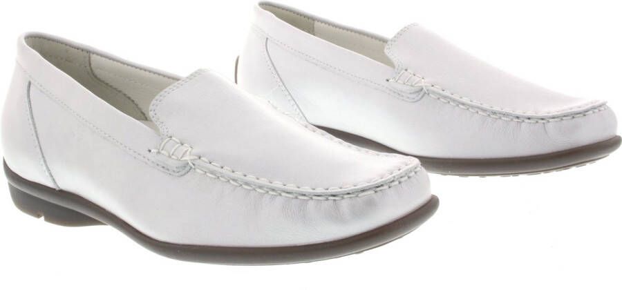 Wäldlaufer Dames Instappers & Ballerina's Waldlaufer 431000-105-109 Harriet Off White Zilver