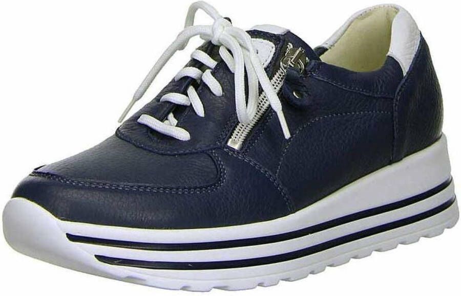 Waldläufer Dames Sneakers Waldlaufer Lana 758009-200-194 Donkerblauw