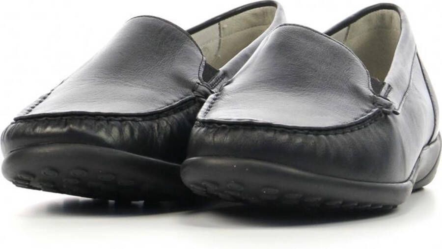 Wäldlaufer Waldlaufer Instappers Loafers Dames Damesschoenen Leer 640004 Zwart