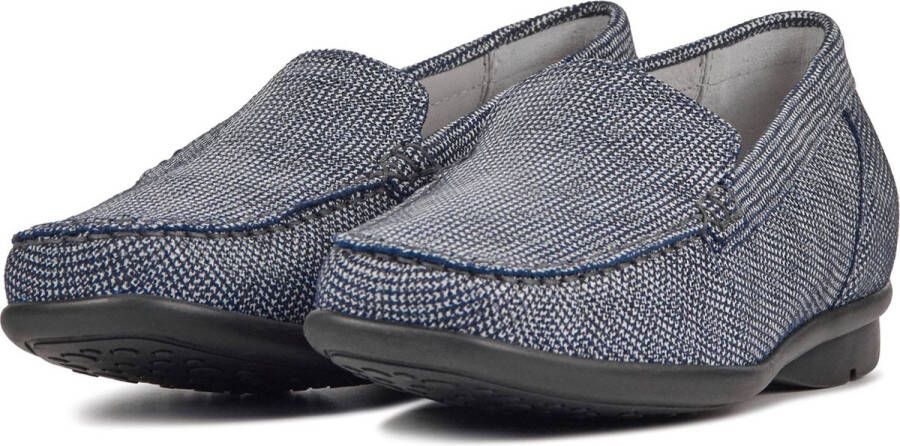 Wäldlaufer Waldlaufer Instappers Loafers Female Damesschoenen Leer 431000 Blauw combi