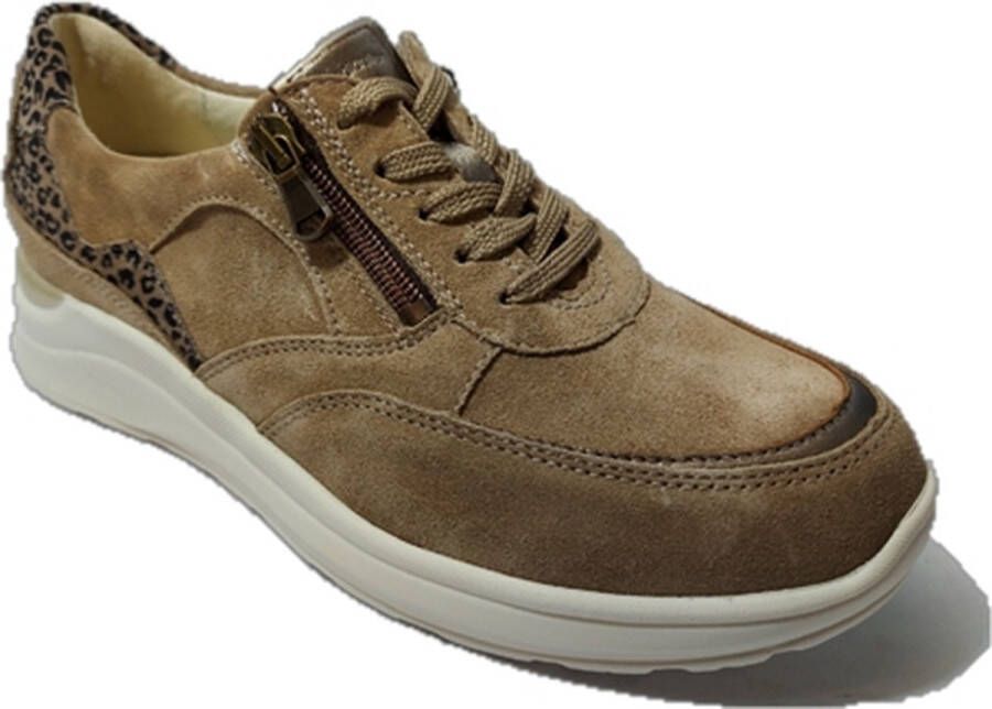 Waldläufer Waldlaufer Sneaker 760001 402 874 Wijdte H Taupe Suède