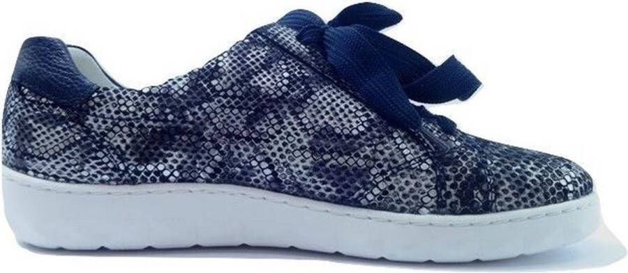 Waldläufer Waldlaufer Sneakers 921009 304 845 Blauw Zilver Wijdte H