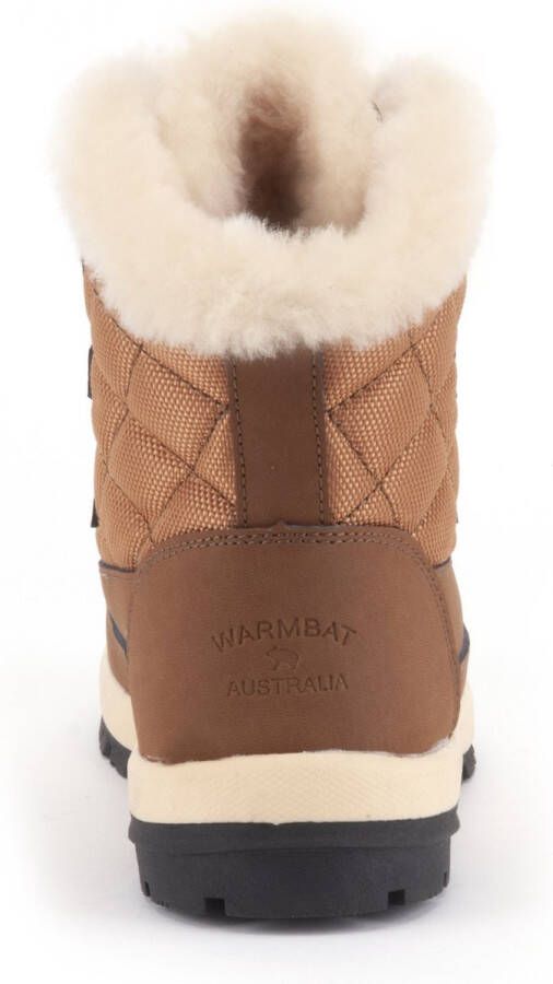 Warmbat Abbott Snowboots Vrouwen bruin crème geel - Foto 2