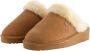 Warmbat Alice Women Suede Dames Sloffen Cognac - Thumbnail 7