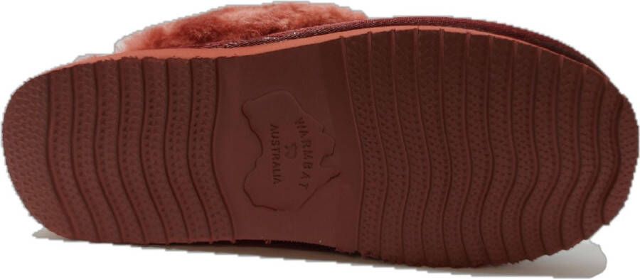 Warmbat Australia Flurry dames pantoffel Brick