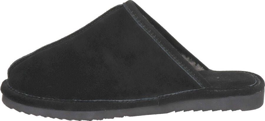 Warmbat Barron Suede Heren Pantoffels Black