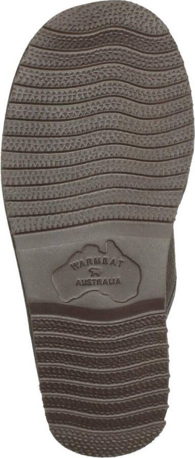 Warmbat Classic Suede Unisex Sloffen Donkerbruin