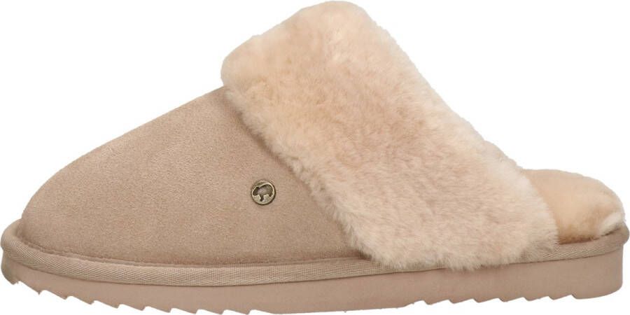 Warmbat Flurry Pantoffels Sloffen Dames Beige