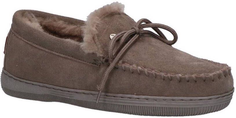 Warmbat Koala Women Suede Dames Sloffen Taupe