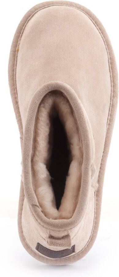 Warmbat Wallaby Vachtlaarzen Warme Laarzen Dames Beige