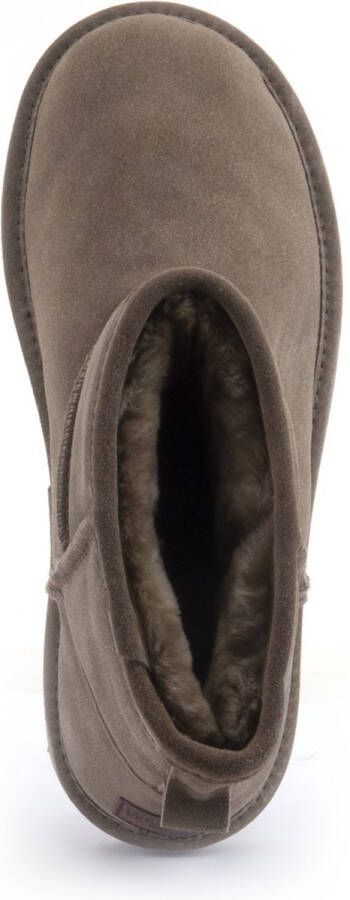 Warmbat Wallaby Women Suede Boot Dames Laarzen Mosgroen