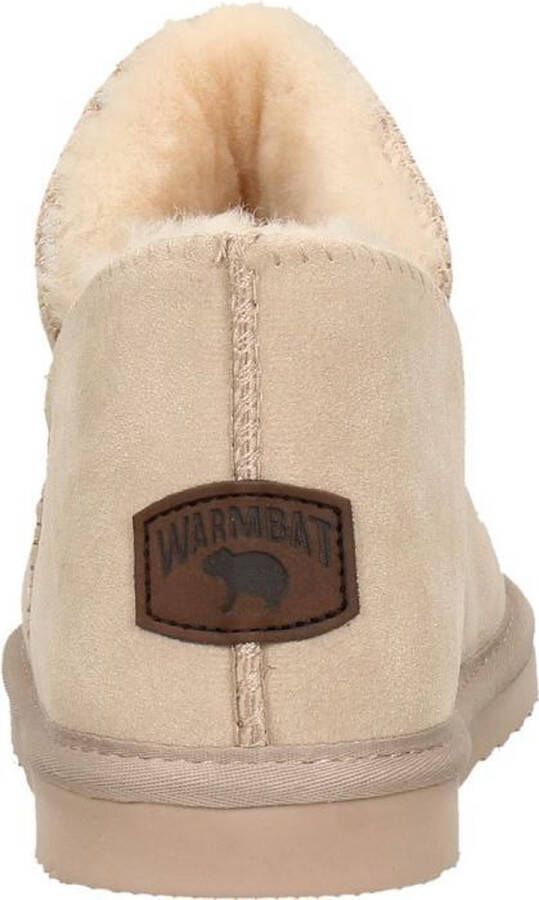 Warmbat Willow Pantoffels Sloffen Dames Beige